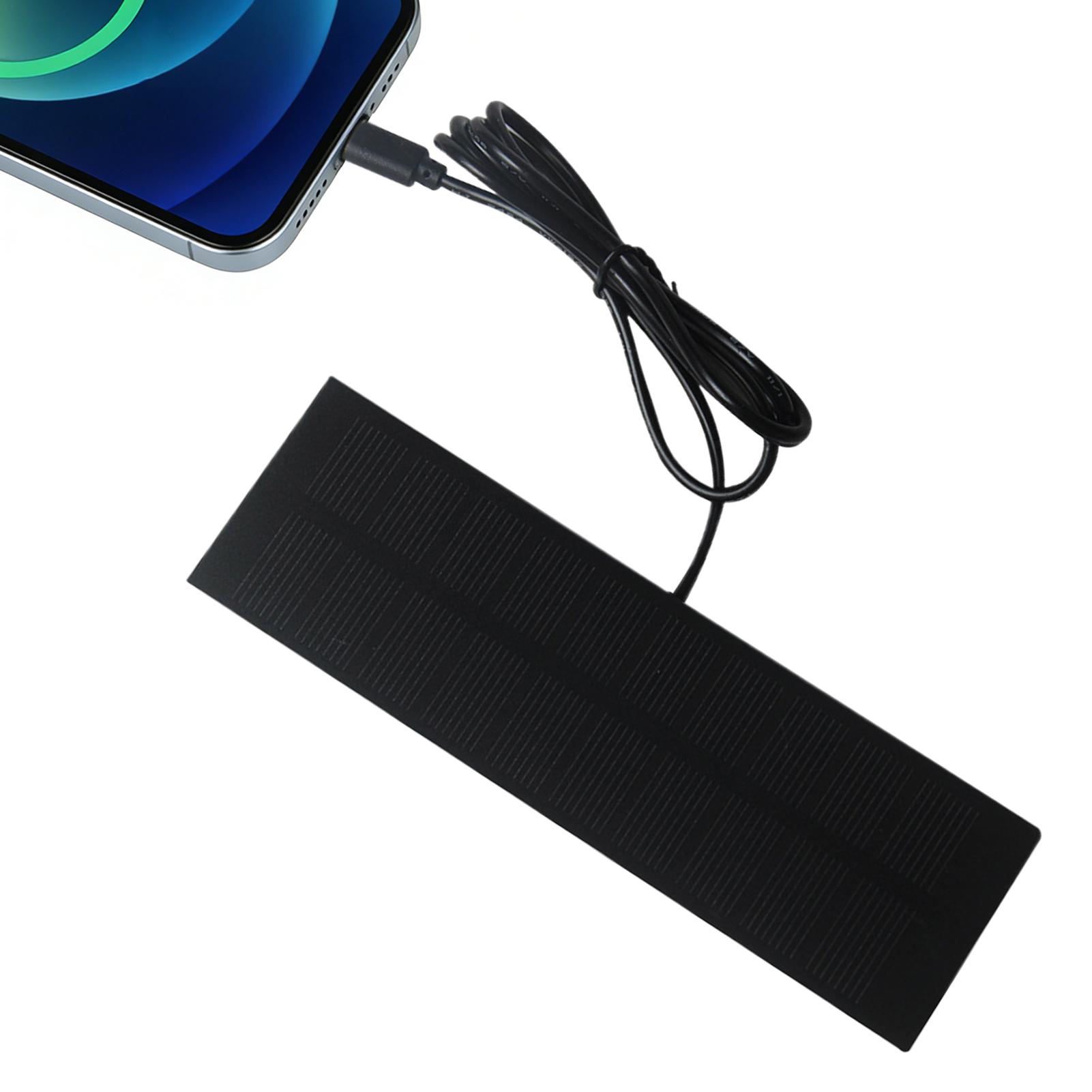 Solar Emergency Charger - Panel Solar Portátil de 5W 5V,