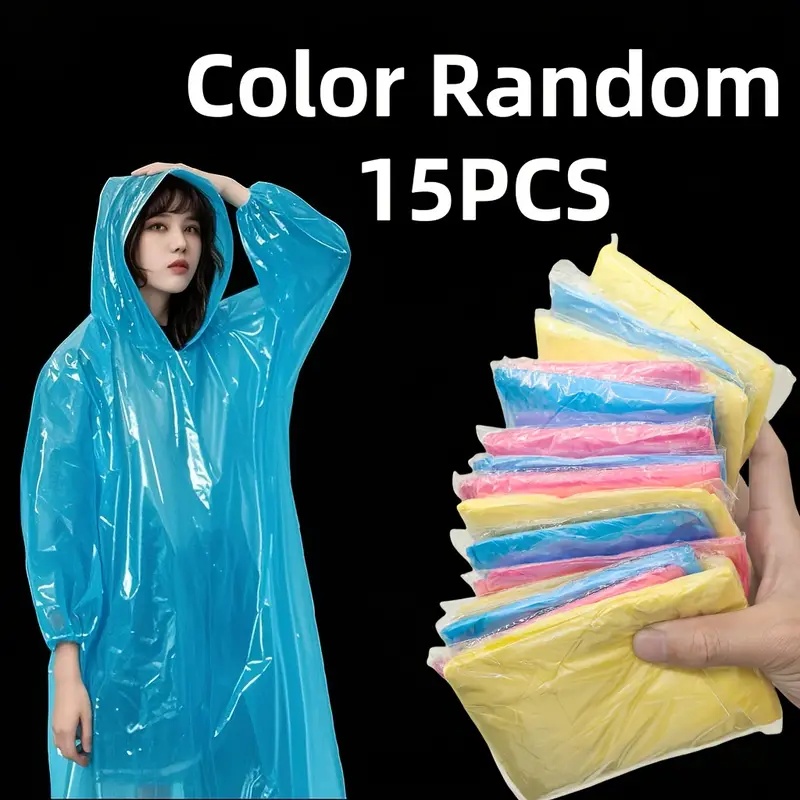 15/30 unidades de ponchos impe - Emergency Poncho Rain reseña y precio